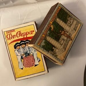Vintage matchbox & matches bundle of 2